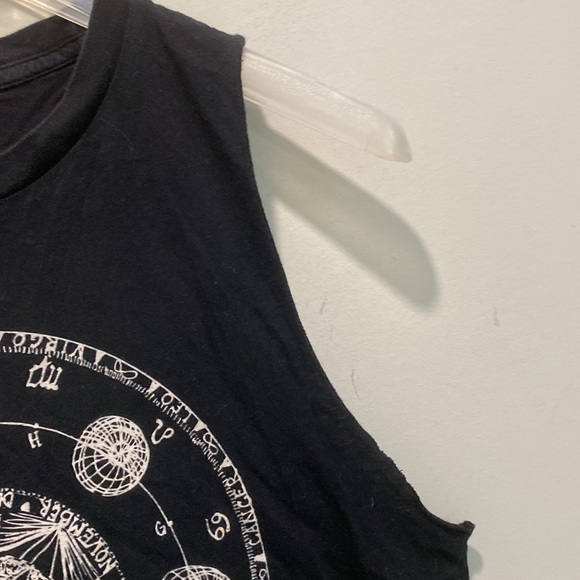 John Galt Black Graphic Astrology Tee Size medium - Picture 4 of 9